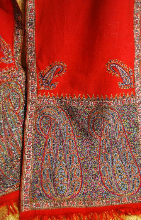 Antique Kashmiri Hand Twill Tapestry Sash
