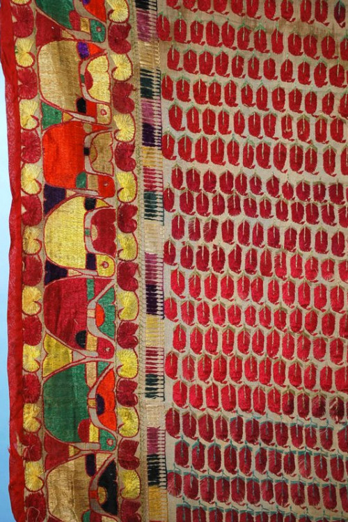 Antique Large Sindh Wedding Shawl or Abochani