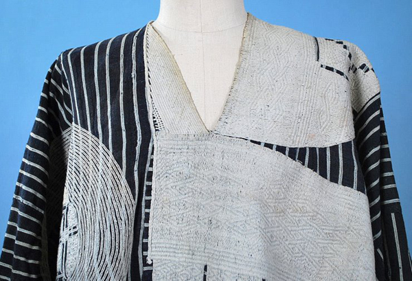 Vintage Indigo Cotton Stripe Baba Riga Nigerian RobeSOLD – CAROLYN ...