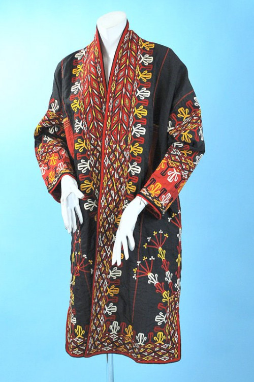 Antique Early 20th century Tekke Turkmen Lavishly Embroidered Chyrpy