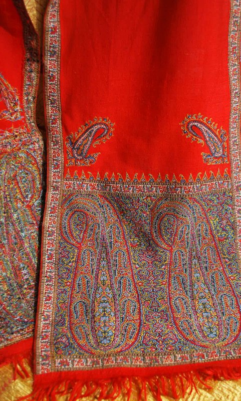 Antique Kashmiri Hand Twill Tapestry SashSOLD – CAROLYN FORBES / TEXTILES
