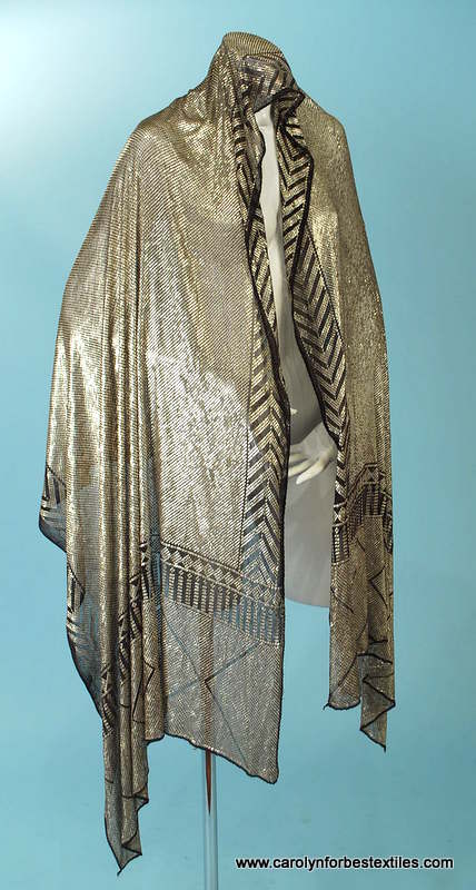 1920s Shimmering and Glimmering Assuit or Tulle Bi Telli ShawlSOLD ...